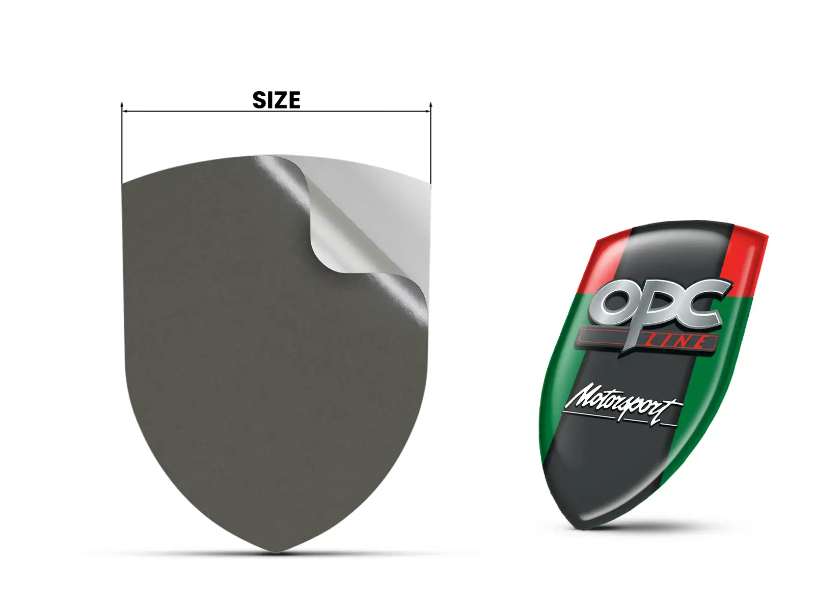 OPC Pegatinas Coche Tuning Resistentes Universales Personalizadas